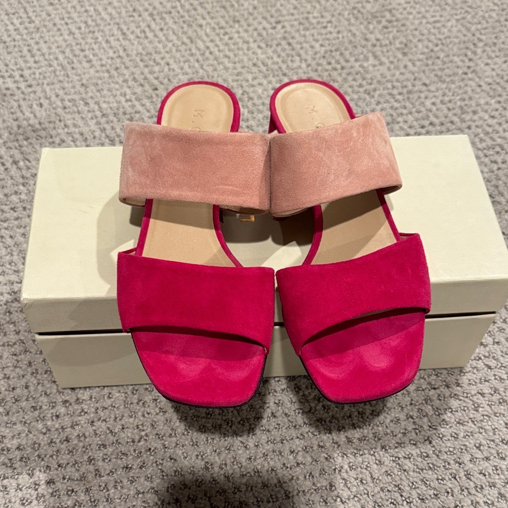 Elegant Fuchsia and Blush Women's Sandals